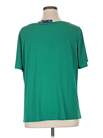 Susan Graver Short Sleeve Blouse (view 2)