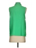 Timing 100% Polyester Green Sleeveless Blouse Size S - photo 2