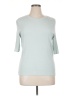 G.I.L.I. Solid Teal 3/4 Sleeve Top Size XL - photo 1