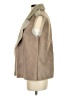 Drew 100% Polyester Tan Faux Fur Vest Size S - photo 5