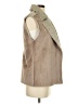 Drew 100% Polyester Tan Faux Fur Vest Size S - photo 4