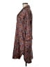 Veronica M. 100% Polyester Chevron-herringbone Brown Casual Dress Size M - photo 5