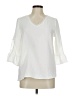Shein White Ivory 3/4 Sleeve Blouse Size M - photo 1