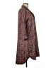 Veronica M. 100% Polyester Chevron-herringbone Brown Casual Dress Size M - photo 4