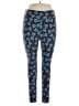 Lularoe Print Blue Leggings Size 1X (Tall & Curvy) - photo 1