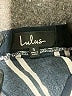 Lulus 100% Viscose Stripes Blue Casual Pants Size S - photo 4