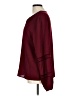 Shein 100% Polyester Burgundy Long Sleeve Blouse Size 12 - photo 5