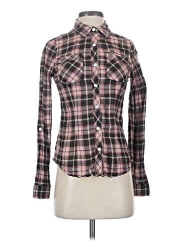 Obey Long Sleeve Button-Down Shirt (view 1)