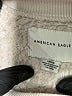 American Eagle Outfitters 100% Polyester Tan Pullover Sweater Size S - photo 7