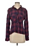 Rails Plaid Burgundy Long Sleeve Blouse Size S - photo 1