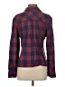 Rails Plaid Burgundy Long Sleeve Blouse Size S - photo 2