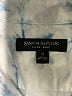 Banana Republic 100% Cotton Tie-dye Blue Long Sleeve Button-Down Shirt Size S - photo 7