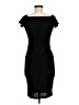 Snap Solid Black Cocktail Dress Size M - photo 2