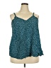 Torrid Teal Sleeveless Blouse Size 2X Plus (2) - photo 1
