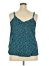 Torrid Teal Sleeveless Blouse Size 2X Plus (2) - photo 2