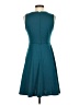 NY Collection Solid Teal Cocktail Dress Size XS (petite) - photo 2