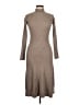 WHYTE VALENTYNE Tan Casual Dress Size 10 - photo 1