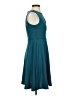 NY Collection Solid Teal Cocktail Dress Size XS (petite) - photo 4