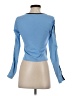 Shein Blue 3/4 Sleeve T-Shirt Size 4 - photo 2
