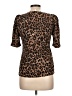Reitmans Animal Print Brown 3/4 Sleeve T-Shirt Size L - photo 2