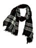 V.Fraas 100% Viscose Plaid Black Scarf One size - photo 1
