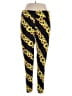 Assorted Brands Print Yellow Leggings Size L - photo 1
