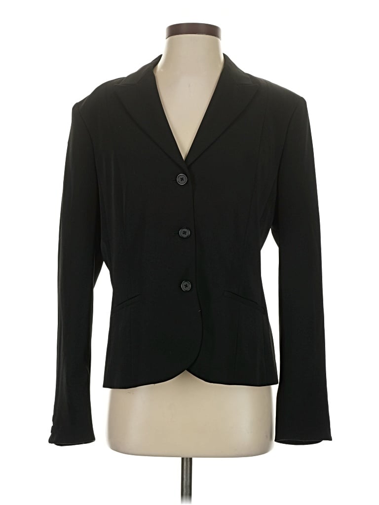 Pre-owned Tahari Blazer Jacket In Black