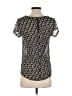 Brooklyn Industries 100% Polyester Chevron-herringbone Black Short Sleeve Top Size XS - photo 2