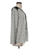 Pleione 100% Polyester Silver Long Sleeve Blouse Size XS - photo 4