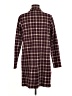 Harlyn Plaid Burgundy Coat Size M - photo 2