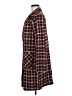 Harlyn Plaid Burgundy Coat Size M - photo 5