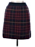 En Saison Plaid Blue Burgundy Casual Skirt Size XXS (estimated) - photo 2
