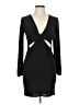 21 Saints Solid Black Cocktail Dress Size L - photo 1