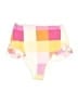 Assorted Brands Checkered-gingham Pink Swimsuit Bottoms Size S - photo 1