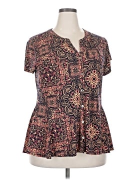 Dana Buchman Short Sleeve Blouse