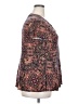 Dana Buchman Paisley Brown Short Sleeve Blouse Size XXL - photo 4