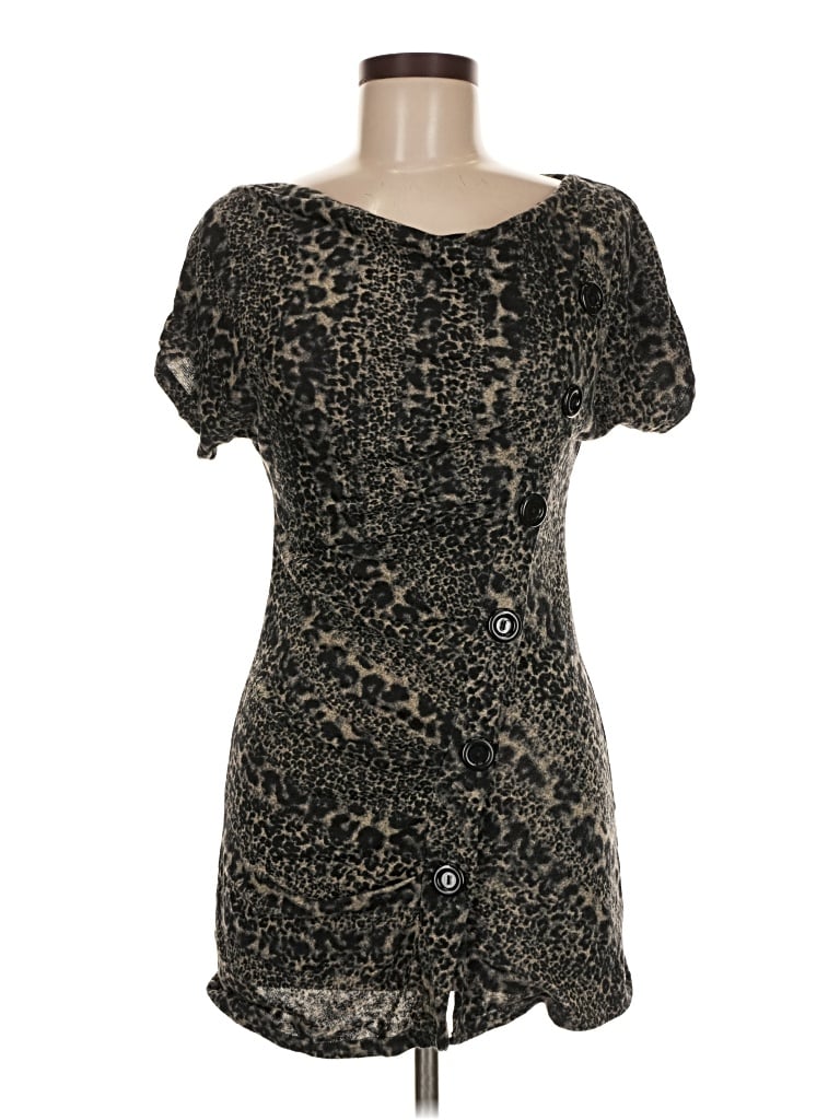 Pre-owned Cotton Candy La Cocktail Dress In Black