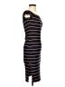 Lulus Stripes Black Blue Casual Dress Size S - photo 4