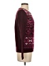 Talbots Print Burgundy Pullover Sweater Size S - photo 4