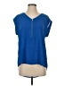 Tacera 100% Polyester Blue Short Sleeve Top Size S - photo 1
