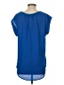Tacera 100% Polyester Blue Short Sleeve Top Size S - photo 2