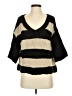 Free People Stripes Black Tan Pullover Sweater Size XS - photo 1