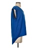 Tacera 100% Polyester Blue Short Sleeve Top Size S - photo 4