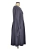 Assorted Brands Solid Gray Casual Dress Size L - photo 4