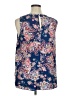 Pale Sky 100% Rayon Blue Sleeveless Blouse Size XL - photo 2
