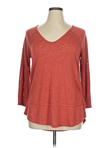 Bobeau 3/4 Sleeve Top (view 1)