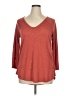 Bobeau Red 3/4 Sleeve Top Size XL - photo 1