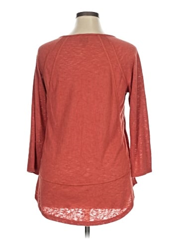 Bobeau 3/4 Sleeve Top (view 2)