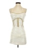 Assorted Brands Ivory Cocktail Dress Size S - photo 1