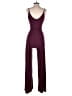 Lulus Solid Burgundy Jumpsuit Size S - photo 2